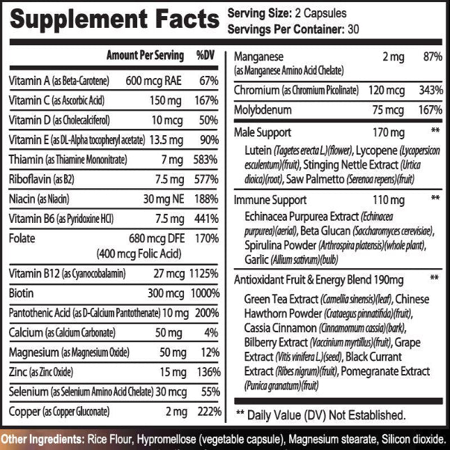 Men's Multivitamin - Capsules